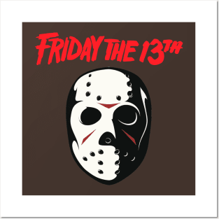 Friday the 13 (Jason mask) Posters and Art